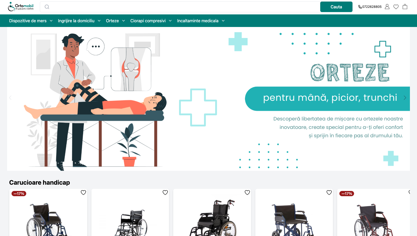 Ortomobil.ro Website