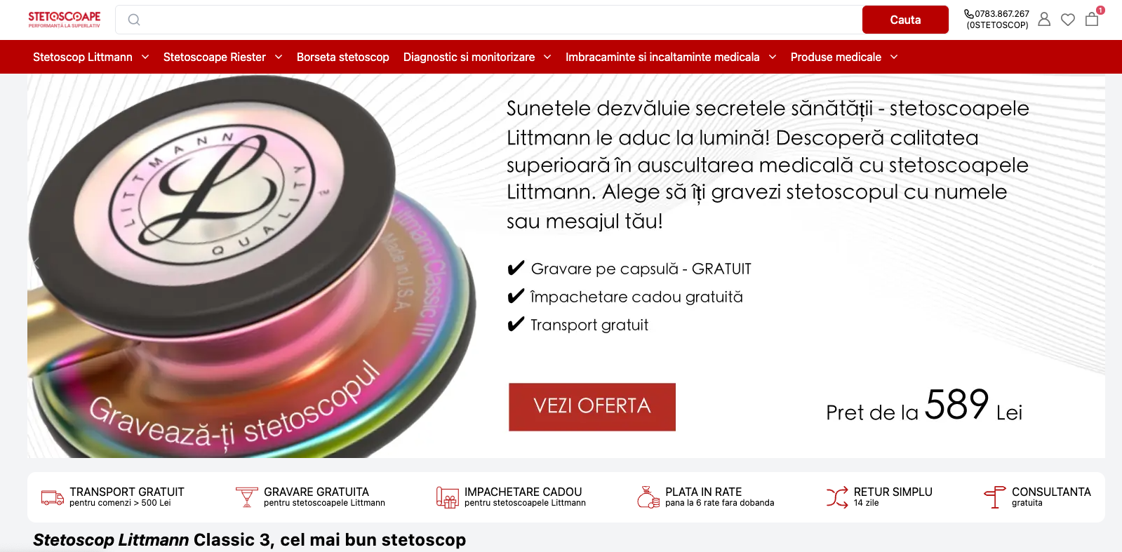 Stetoscoape.ro Website